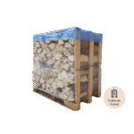 1st pallet of 33cm firewood, special for mass stoves - kiln-dry - ready to use - softwood/hardwood