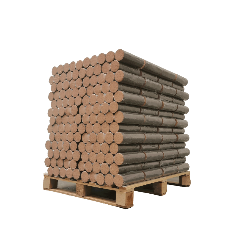 buches-compressees-100-feuillus-palette 100% beech compressed logs - 1040kg pallet - Image 1